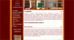 Desktop Screenshot of cserepkalyhatrend.hu